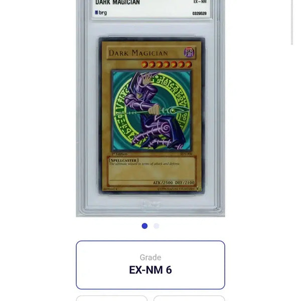 [BUNJANG] Yu-Gi-Oh! 2002 Black Magician 1st Edition Limited Card / 유희왕 2002년 블랙매지션 1st 한정