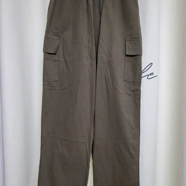 [BUNJANG] Khaki Cargo String Pants / 새상품) 카키 카고 스트링 팬츠