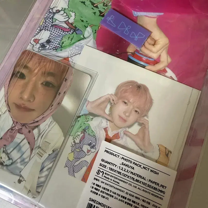 [BUNJANG] NCT WISH Sakuya Season's Greetings Signature Photocard Set / 엔시티위시 시즌그리팅 사쿠야 시그포토팩 포카 폴라 양도