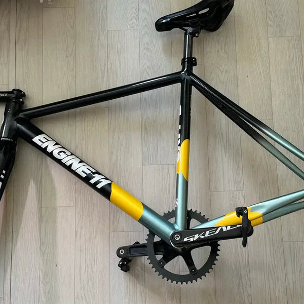[BUNJANG] Engine 11 CritD 'Honeybee' Frameset with Zipp SL-70 Aero Carbon Dropbar / (초 급처/직거만)엔진11 크릿디 꿀벌 프레임셋 순정+zipp sl-70
