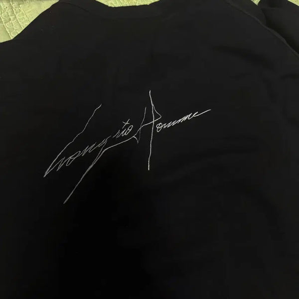 [BUNJANG] Songzio Homme Back Logo Short Sleeve T-Shirt / (급처)송지오 옴므 백로고 반팔티