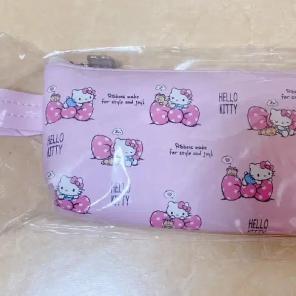 [BUNJANG] Vintage Hello Kitty Plush Pencil Case / 고전) 헬로키티 필통 (새상품)