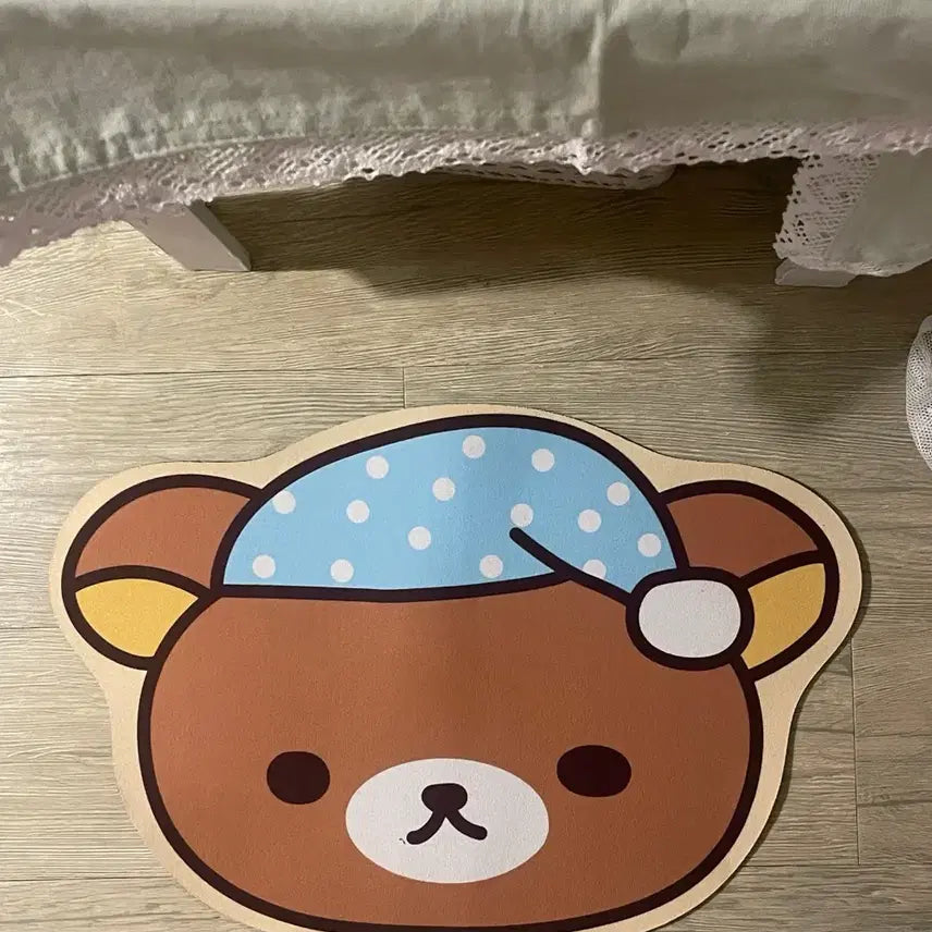 [BUNJANG] Rilakkuma Face Bath Mat / 새상품) 리락쿠마 발매트
