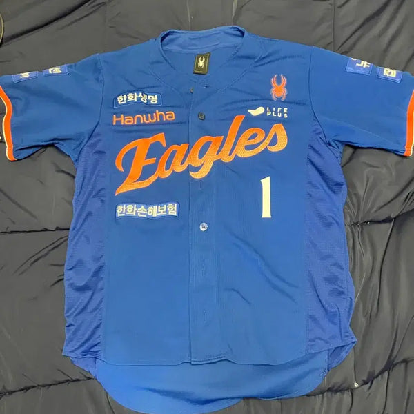 [BUNJANG] Hanwha Eagles 2025 Summer Uniform (Size L) - Moon Dong-ju / 한화이글스 2025년 썸니폼 L 사이즈 문동주 팔아요