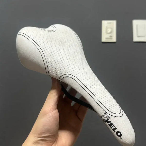 [BUNJANG] Nvelo Bicycle Saddle White Black Stitch / N벨로 자전거 안장
