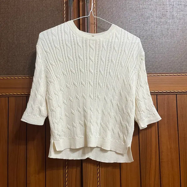 [BUNJANG] The Cashmere Cable Knit Sweater / 더 캐시미어  케아블니트 (인기템)
