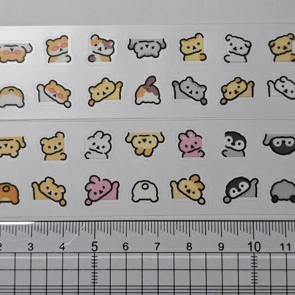[BUNJANG] Ssochi Peekaboo Basic Kiss Cut Sticker Pack / 36번) 솝찌 빼꼼 베이직 키스컷 띵