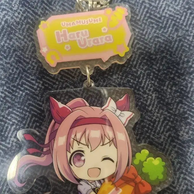 [BUNJANG] Uma Musume Pretty Derby Haru Urara Acrylic Keyring / 우마무스메 하루우라라 아크릴 키링