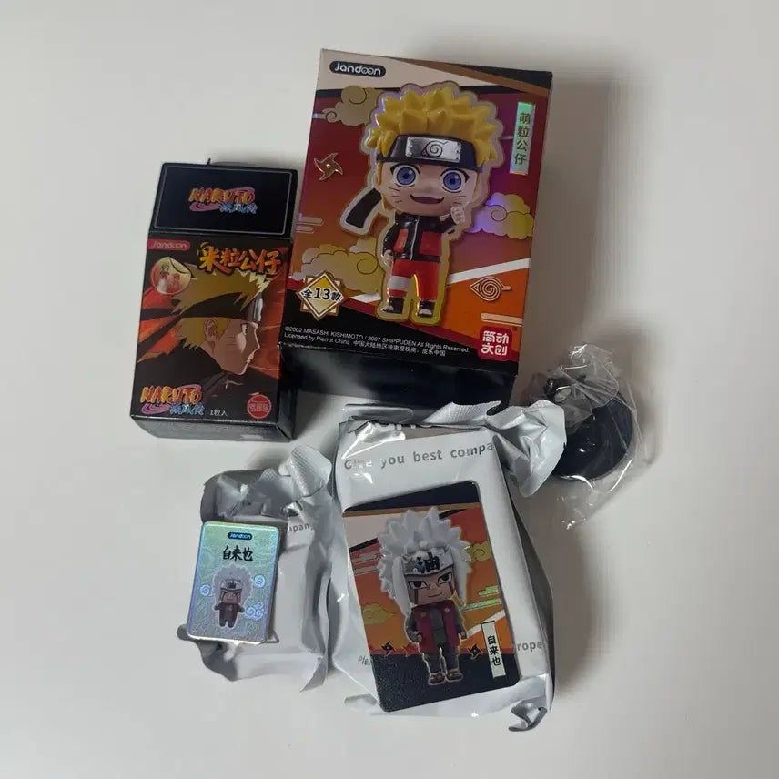 [BUNJANG] Naruto Jiraiya & Itachi Bundle Set Figure / 일괄) 나루토 쌀알 지라이야 피규어 | 가챠 마치보케 이타치 메가캣
