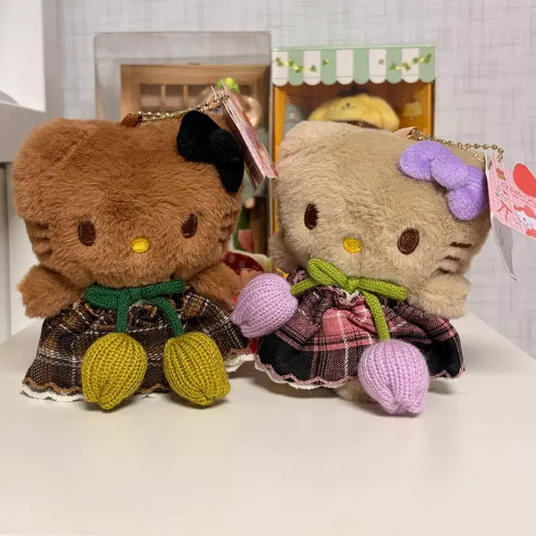 [BUNJANG] Sanrio Hello Kitty Plush Charm Brown/Beige / 헬로키티 인형 갈색 / 베이지(산리오 일본정품)