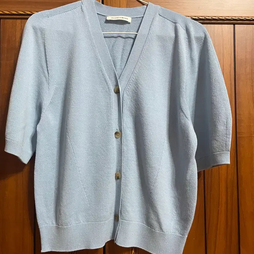 [BUNJANG] The Cashmere Short-Sleeve Cardigan / 더캐시미어 반팔가디건