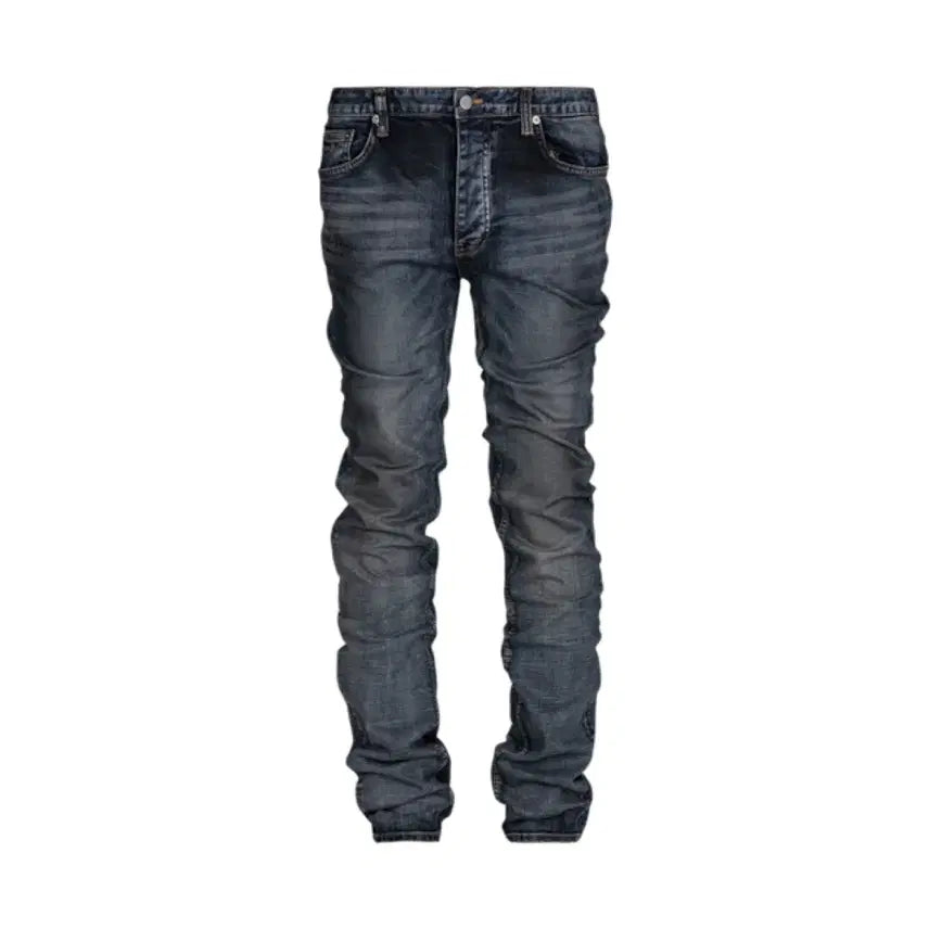 [BUNJANG] Undermycar 25FW Slim Straight Washed Blue Denim / (구매글) 언더마이카 25FW 슬림 스트레이트 워시드 블루 데님