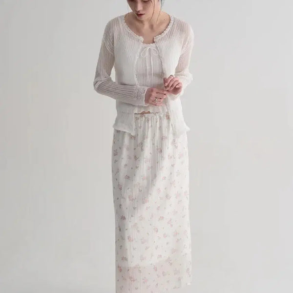 [BUNJANG] 8 Seconds Printed Long Skirt / 에잇세컨즈 프린트 롱스커트