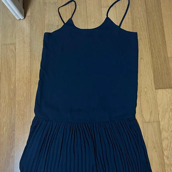 [BUNJANG] Navy Sleeveless Maxi Dress / 나시원피스