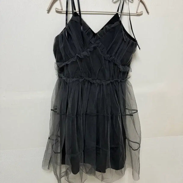 [BUNJANG] Black Lace Dress / 블랙 원피스