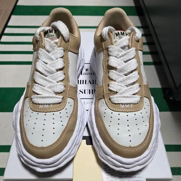 [BUNJANG] Mihara Yasuhiro Wayne OG Sole Leather Low-Top Sneakers Beige/White / [EU39] 미하라야스히로 웨인 OG 솔 레더 로우탑 베이지/화이트