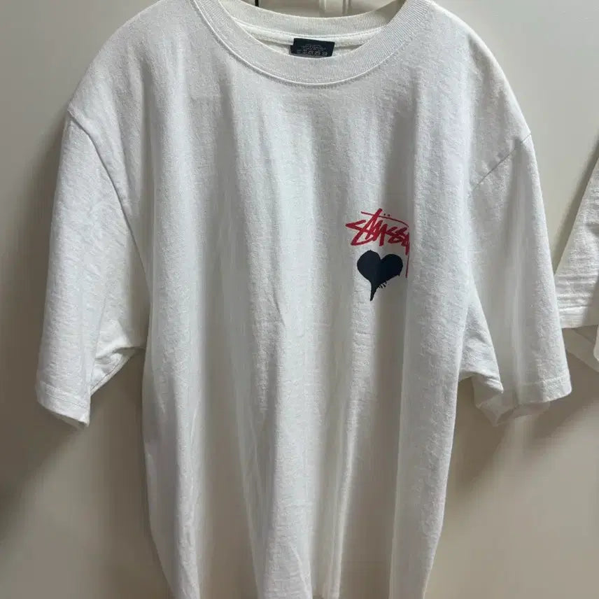 [BUNJANG] Stussy Heart T-Shirt M / 스투시 하트 티셔츠 m