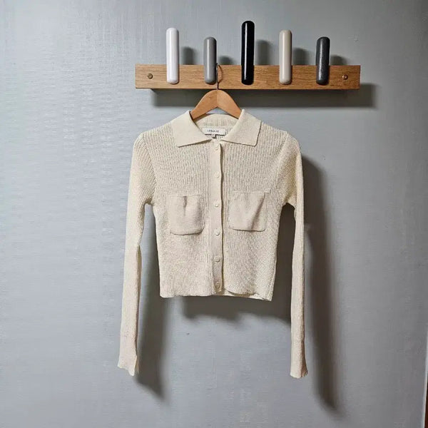 [BUNJANG] L'OBJET G'AMOUR Ribbed Knit Cardigan / 루에브르 골지 니트 가디건 (새제품)