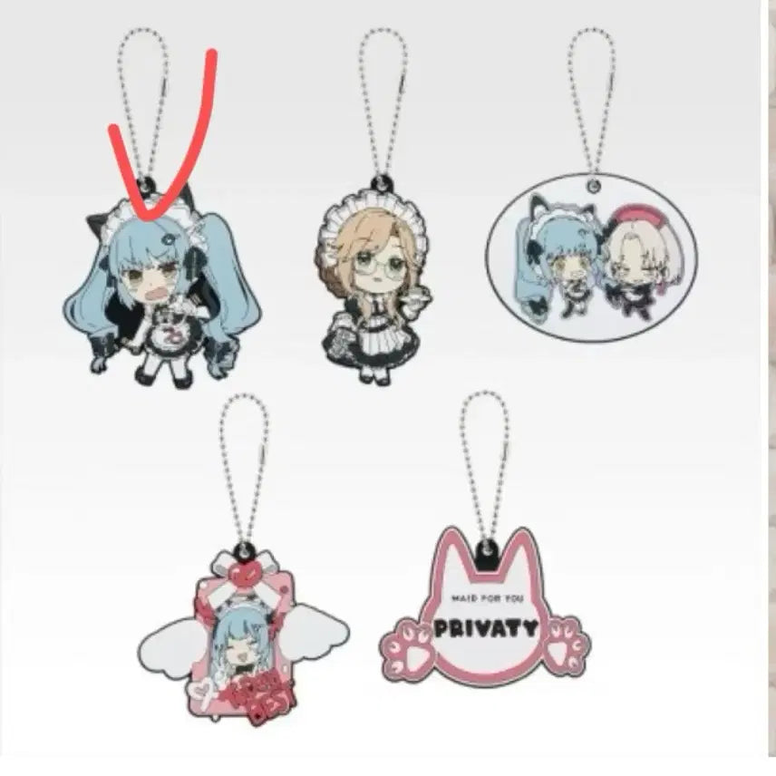 [BUNJANG] Victory Goddess NIKKE Ichiban Kuji Lower Prize Rubber Strap / 승리의여신 니케 이치방쿠지 제일복권 하위상 러버스트랩