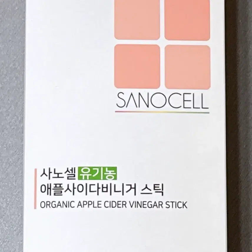[BUNJANG] SanoCell Organic Apple Cider Vinegar Stick (4 Boxes) / 사노셀 유기농 애플사이다비니거 스틱