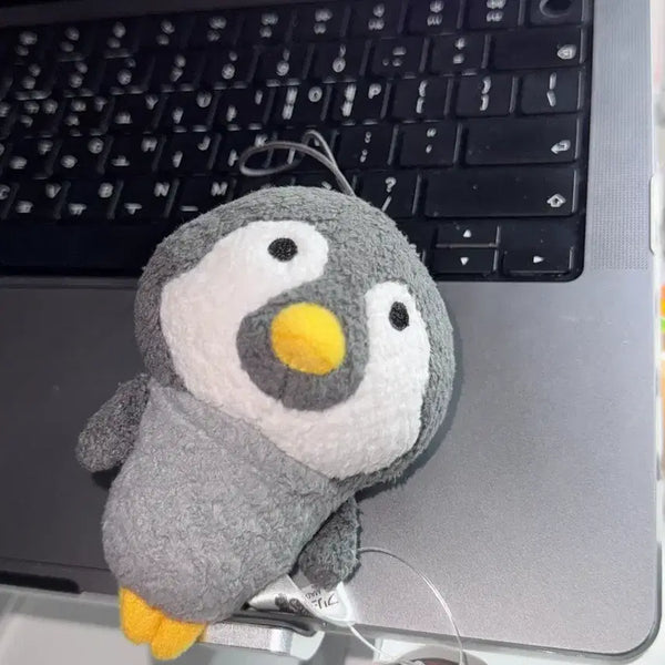 [BUNJANG] Rare Penguin Nameko Doll Keyring / 레어) 펭귄 나메코 인형 키링