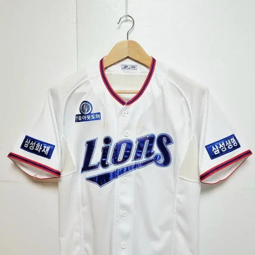 [BUNJANG] Samsung Lions Lee Seung-Yeop Collaboration Beanpole Baseball Jersey / 남성 삼성 라이온스 빈폴 콜라보 유니폼 이승엽 마킹