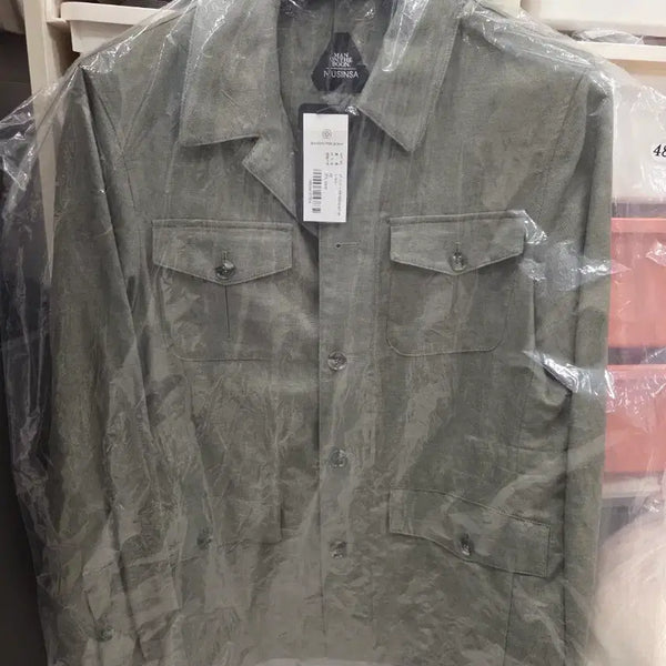 [BUNJANG] MAN ON THE BOON Cotton Linen Chore Jacket / 맨온더분 코튼린넨 초어 자켓 48 새상품