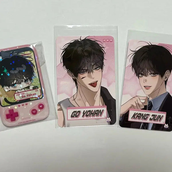 [BUNJANG] MIBLOYOUNG 'Eighteen's Bed' YoHanJun Entrance Photocard Set & GyoHwan Lucky Draw Can Badge Bundle / 미블 열여덟의침대 열침 입장 포토카드 세트 캔뱃지