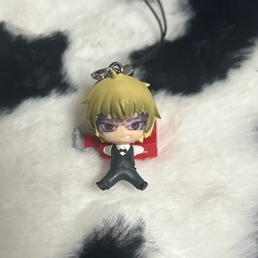 [BUNJANG] Durarara!! Shizuo Character Game Exclusive Keychain Strap / 듀라라라 게임 특전 키홀더 키링 스트랩 시즈오 고전 피규어