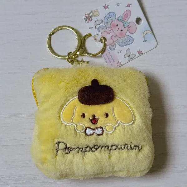 [BUNJANG] Pompompurin Keyring Pouch Yellow / 폼폼푸린 키링 파우치 옐로우