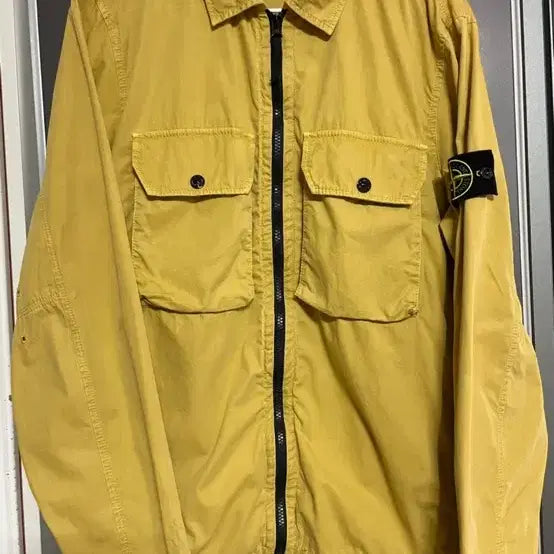 [BUNJANG] Stone Island Yellow Windbreaker Jacket / 스톤아일랜드