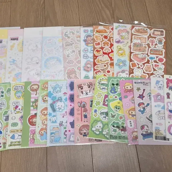[BUNJANG] Popular Artist Deco Sticker Bundle Set (100 Sheets) / 5번/인기작가 다꾸 씰스티커 새상품 100장 일괄판매/장당870/운포