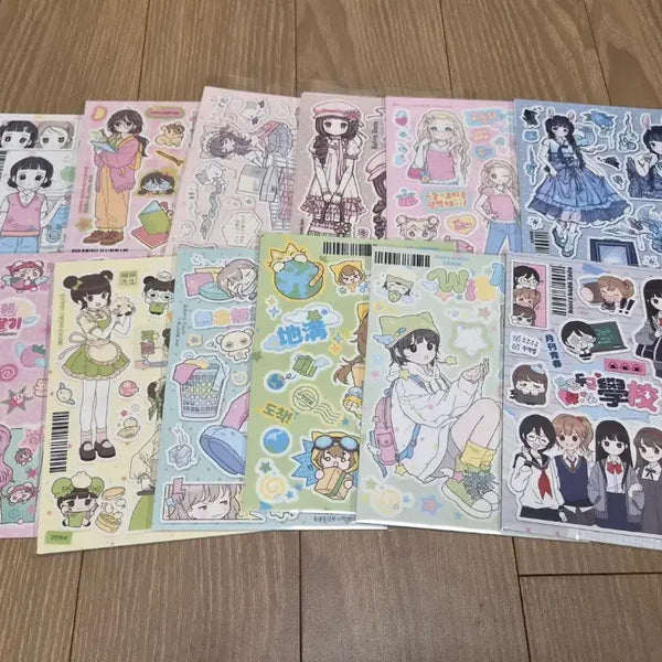 [BUNJANG] Popular Artist Diary Deco Seal Sticker Bundle Set (100 pcs) / 9번/인기작가 다꾸 씰스티커 새상품 100장 일괄판매/장당870/운포