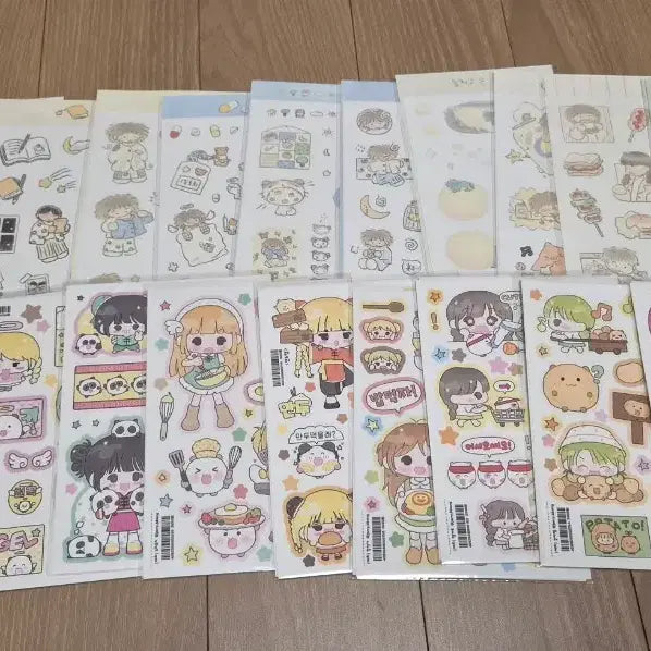 [BUNJANG] Popular Artist Deco Seal Stickers - 100 Sheets Bundle Set / 11번/인기작가 다꾸 씰스티커 새상품 100장 일괄판매/장당870/운포