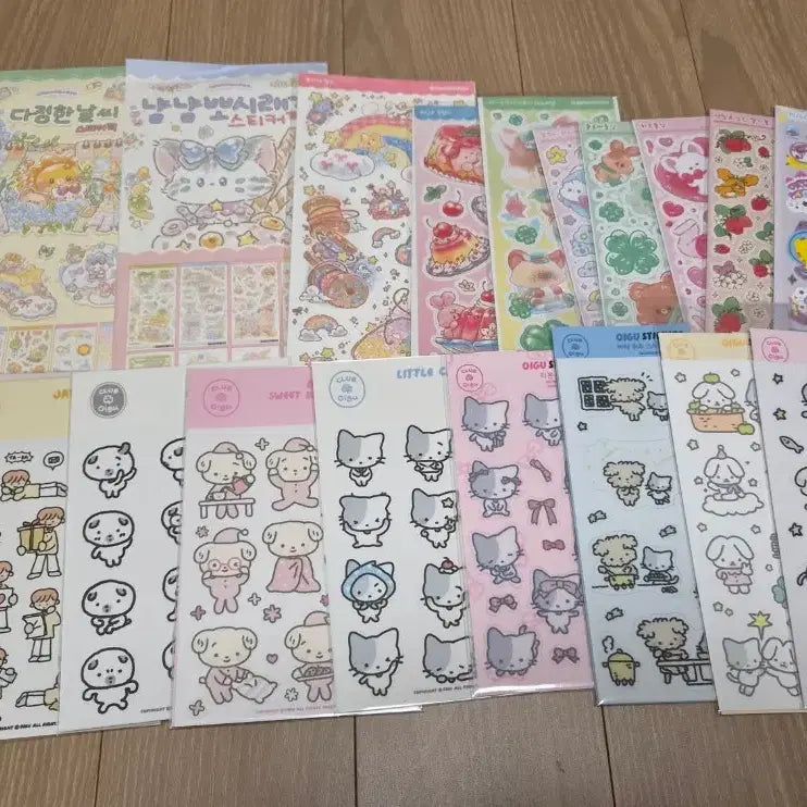 [BUNJANG] Popular Artist Diary Deco Seal Sticker Set 100 pcs / 13번/인기작가 다꾸 씰스티커 새상품 100장 일괄판매/장당870/운포