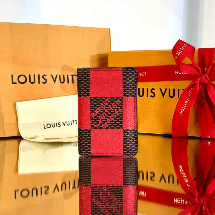 [BUNJANG] Louis Vuitton Damier Pocket Organizer Card Holder (New Chip) / [A](신형내장칩) 루이비통 팝 다미에 포켓 오거나이저 카드지갑