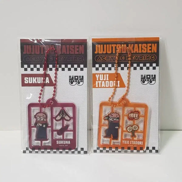 [BUNJANG] Jujutsu Kaisen Sukuna Yuji Jiroli Acrylic Keyring (Sealed) / (미개봉)주술회전 스쿠나 이타도리 유지 지로리 아크릴키링