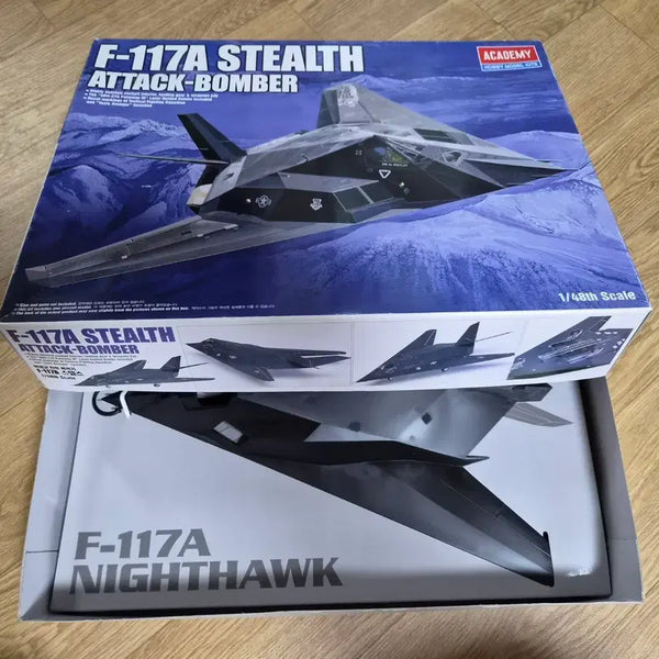 [BUNJANG] Academy F-117A Nighthawk Stealth Attack Aircraft 1/48 Scale Model Kit (Sealed) / 아카데미 F-117A 나이트호크 스텔스 공격기 1/48 미개봉