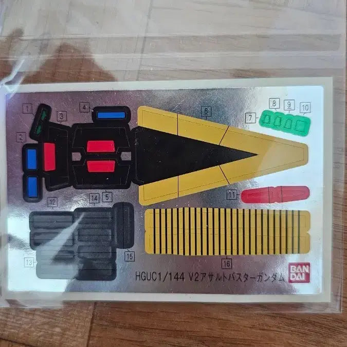 [BUNJANG] Bandai HGUC 1/144 V2 Assault Buster Gundam Foil Sticker / HGUC1/144 V2 어설트 버스터 건담 호일 스티커