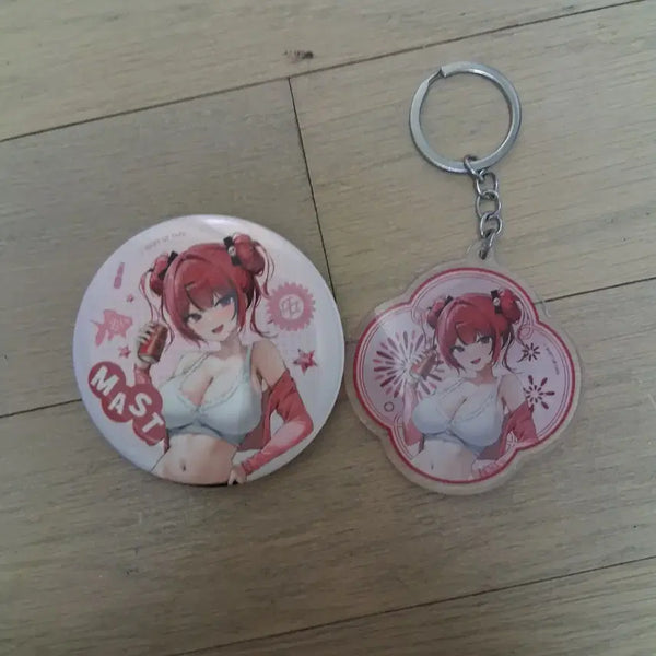 [BUNJANG] Goddess of Victory: NIKKE Mast Summer Vacation Kuji Badge & Keychain Bundle / 승리의 여신 니케 마스트 여름방학 쿠지 뱃지 키링 일괄 판매합니다