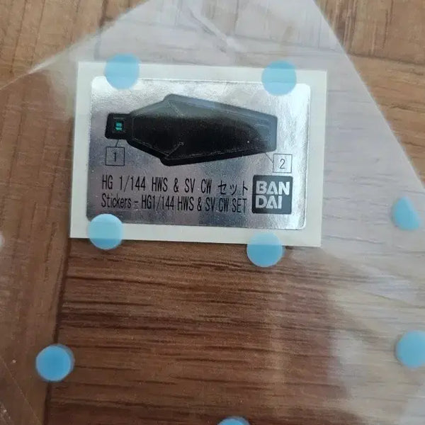 [BUNJANG] Bandai HG 1/144 HWS & SV CW Set Foil Stickers / 반다이 HG 1/144 HWS & SV CW 세트 호일 스티커