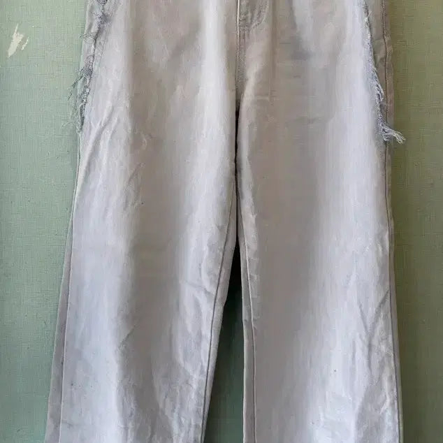 [BUNJANG] Matin Kim Inside Out Denim Pants Sky Blue Size S / 사이즈S) Matin Kim 마뗑킴 인사이드 아웃 데님 팬츠 스카이