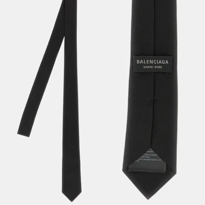 [BUNJANG] Balenciaga Garderobe Tie Black / [OS] 발렌시아가 가드로브 넥타이 블랙 판매합니다