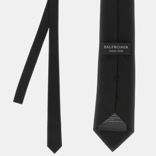 [BUNJANG] Balenciaga Garderobe Tie Black / [OS] 발렌시아가 가드로브 넥타이 블랙 판매합니다
