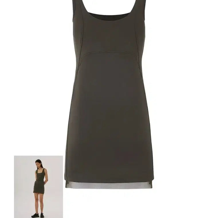 [BUNJANG] Wellbeing Express Soft Active Dress Khaki / 웰빙익스프레스 Soft Active Dress