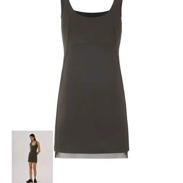[BUNJANG] Wellbeing Express Soft Active Dress Khaki / 웰빙익스프레스 Soft Active Dress
