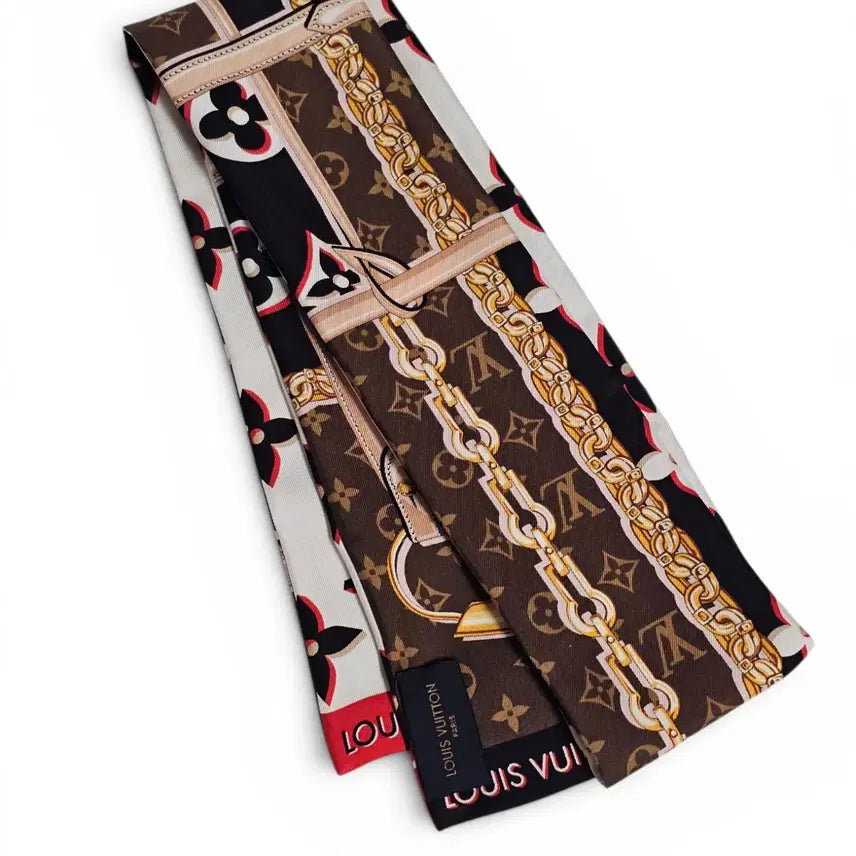 [BUNJANG] Louis Vuitton Confidential Bandana Black OS Scarf / 루이비통 여성 컨피덴셜 방도 블랙 OS 루이비통 스카프