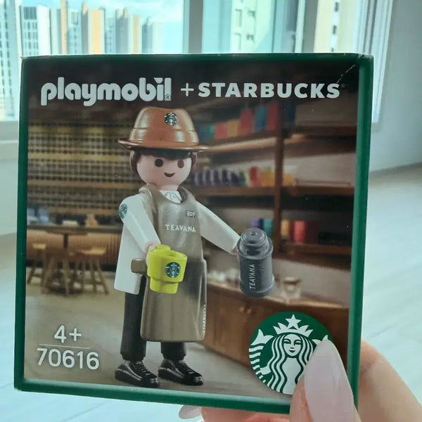 [BUNJANG] Playmobil Starbucks Collaboration Figure 70616 Partner Roy / 플레이모빌 스타벅스 콜라보 피규어 70616파트너로이