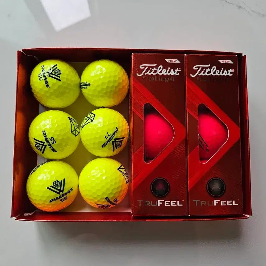 [BUNJANG] Titleist TruFeel Golf Balls (12-Pack) / 다이아윙스 6개+타이틀리스트 트루필 6개 (12개)