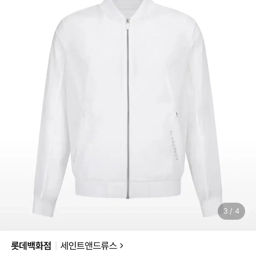 [BUNJANG] Saint Andrews Men's Punching Mix Lightweight See-through Jumper L (100) / 세인트앤드류스남성펀칭믹스경량시스루점퍼L(100)